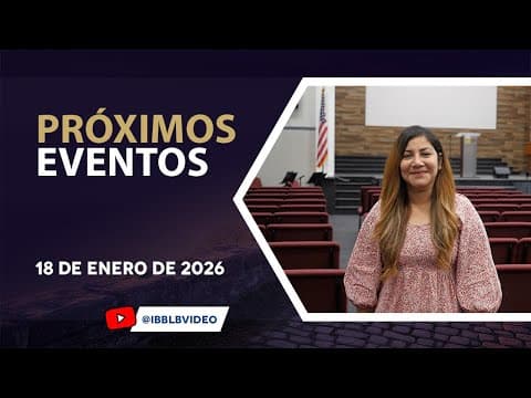 Próximos Eventos 1/18/26