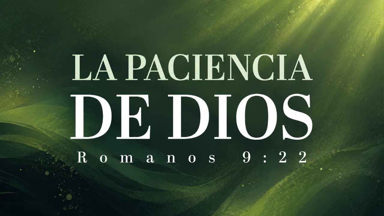La Paciencia De Dios   Pastor Pedro Dávila