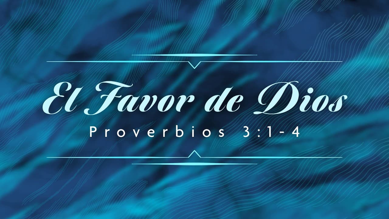 El Favor De Dios   Pastor Luis Parada